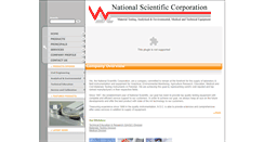 Desktop Screenshot of nationalscientific.com.pk
